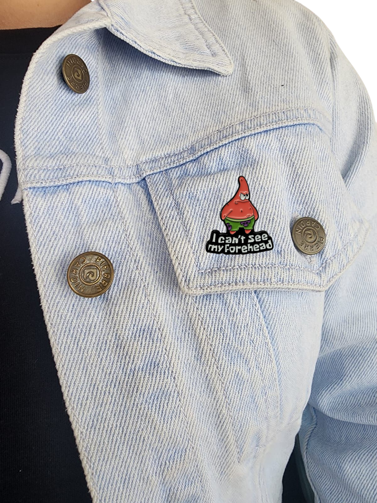 Pin I can't see patrick