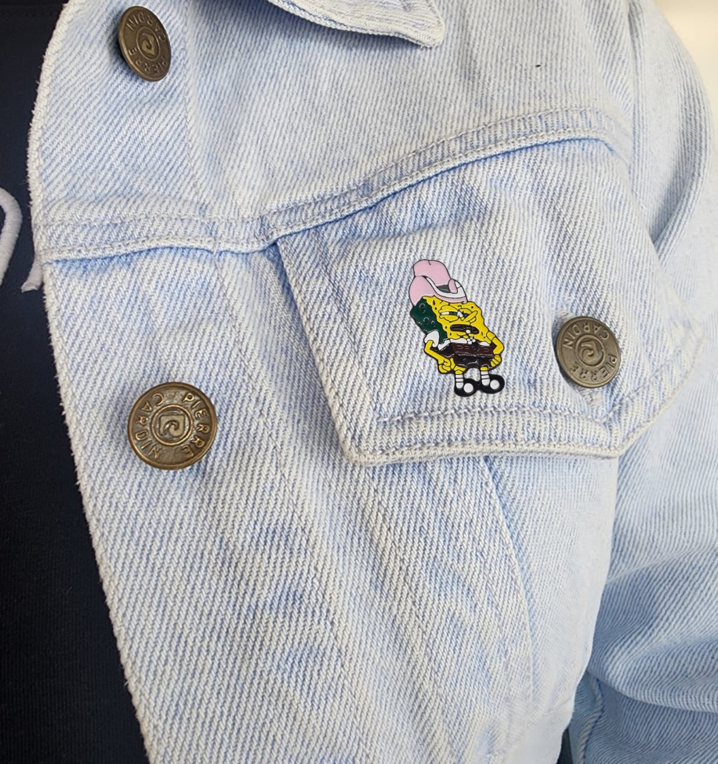 Pin bob esponja vaquero