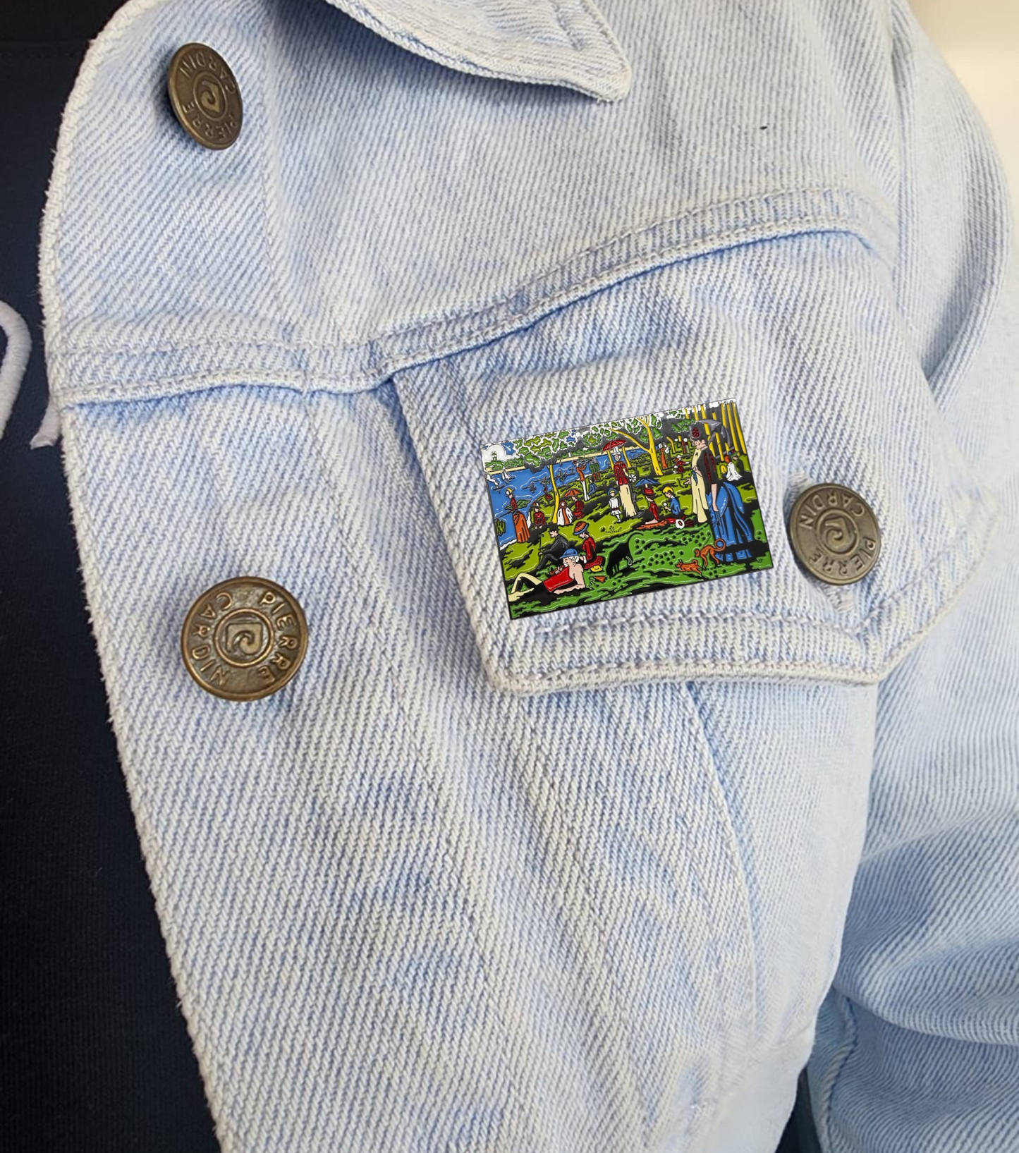 Pin Tarde de domingo en la isla de la Grande Jatte