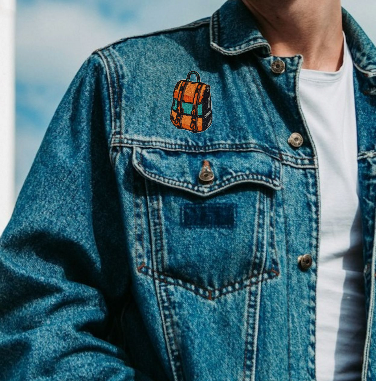 Parche mochila camping