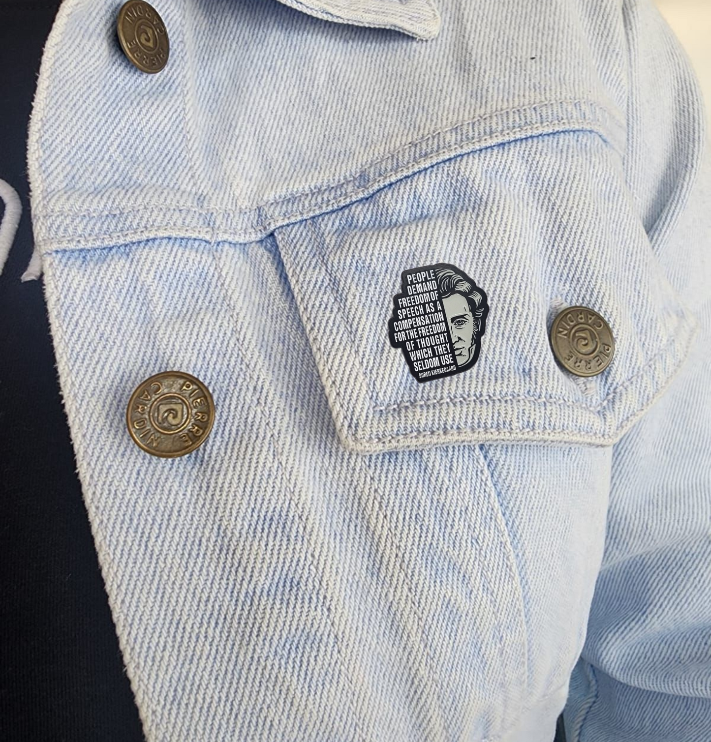 Pin Soren Kierkegaard