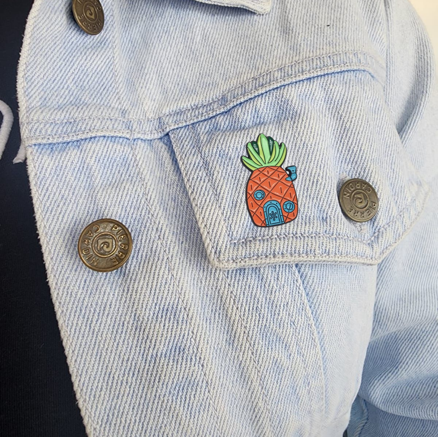 Pin piña casa de bob esponja