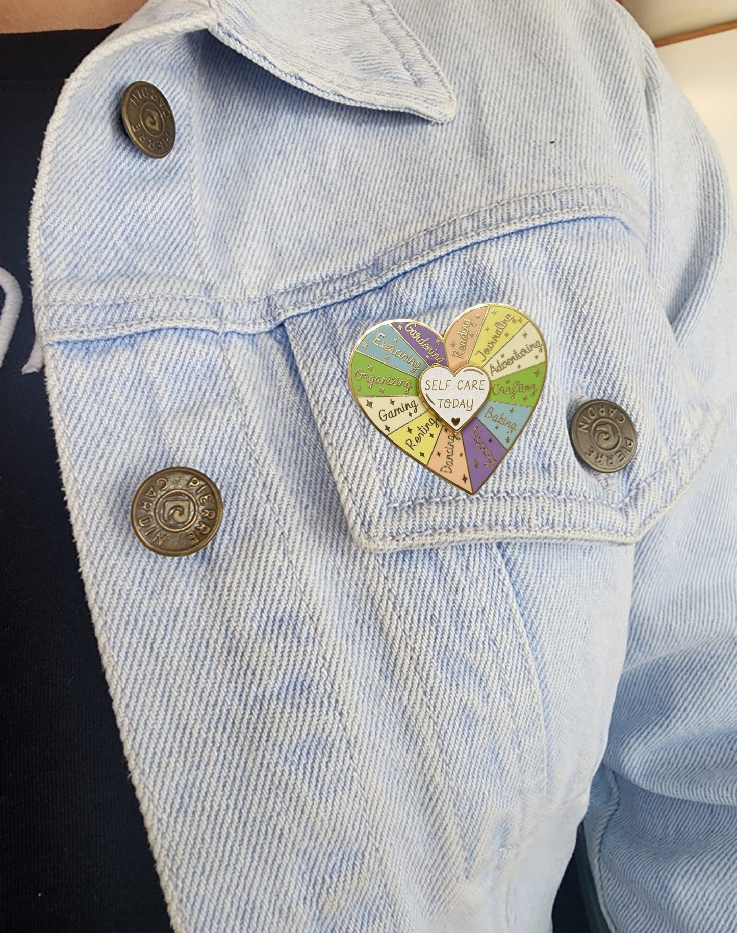 Pin corazon ruleta self care today