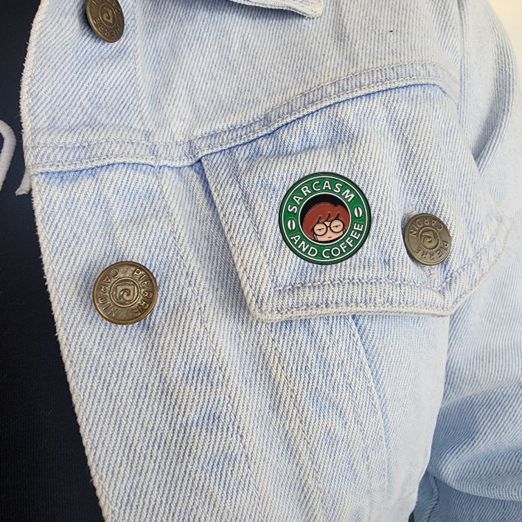 Pin Sarcasm and coffee