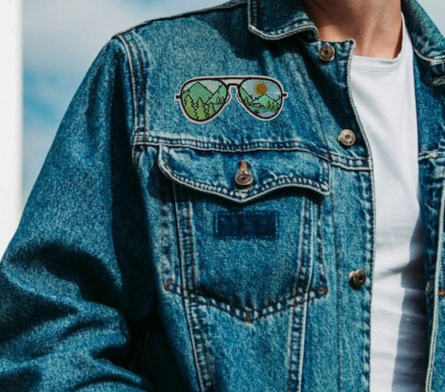 parche lentes aviadores