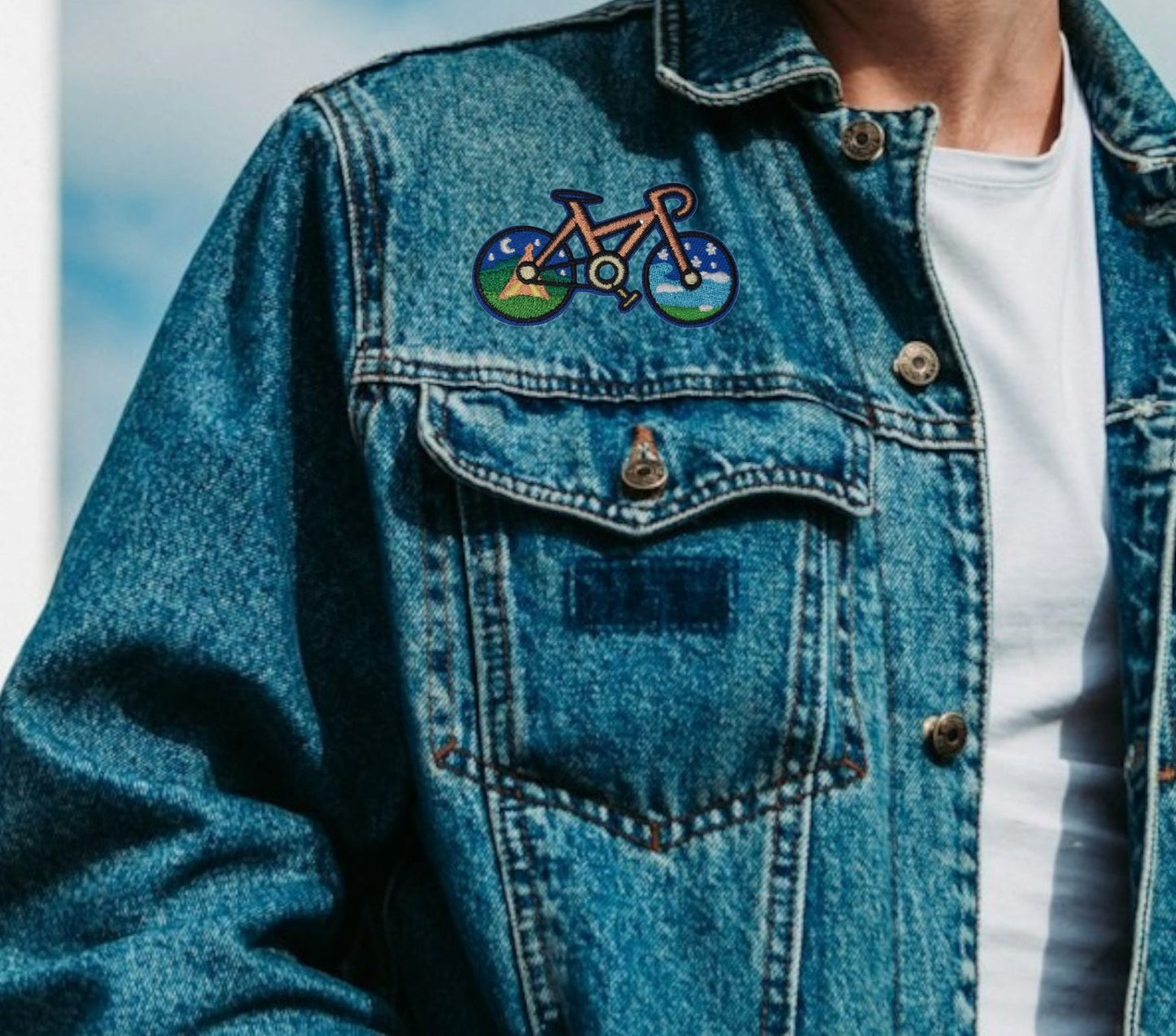 Parche Bicicleta Paisaje