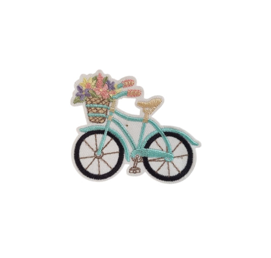 Parche Bicicleta Flores