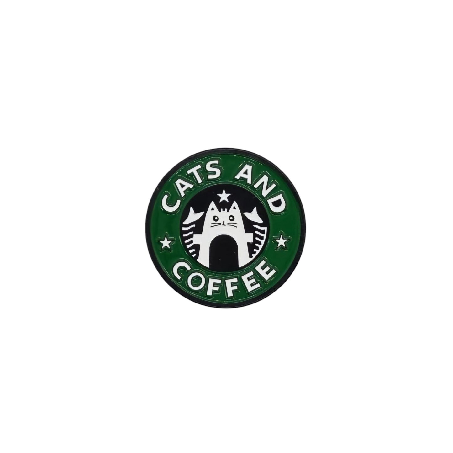 Pin Cats and Coffee