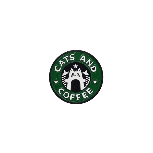 Pin Cats and Coffee