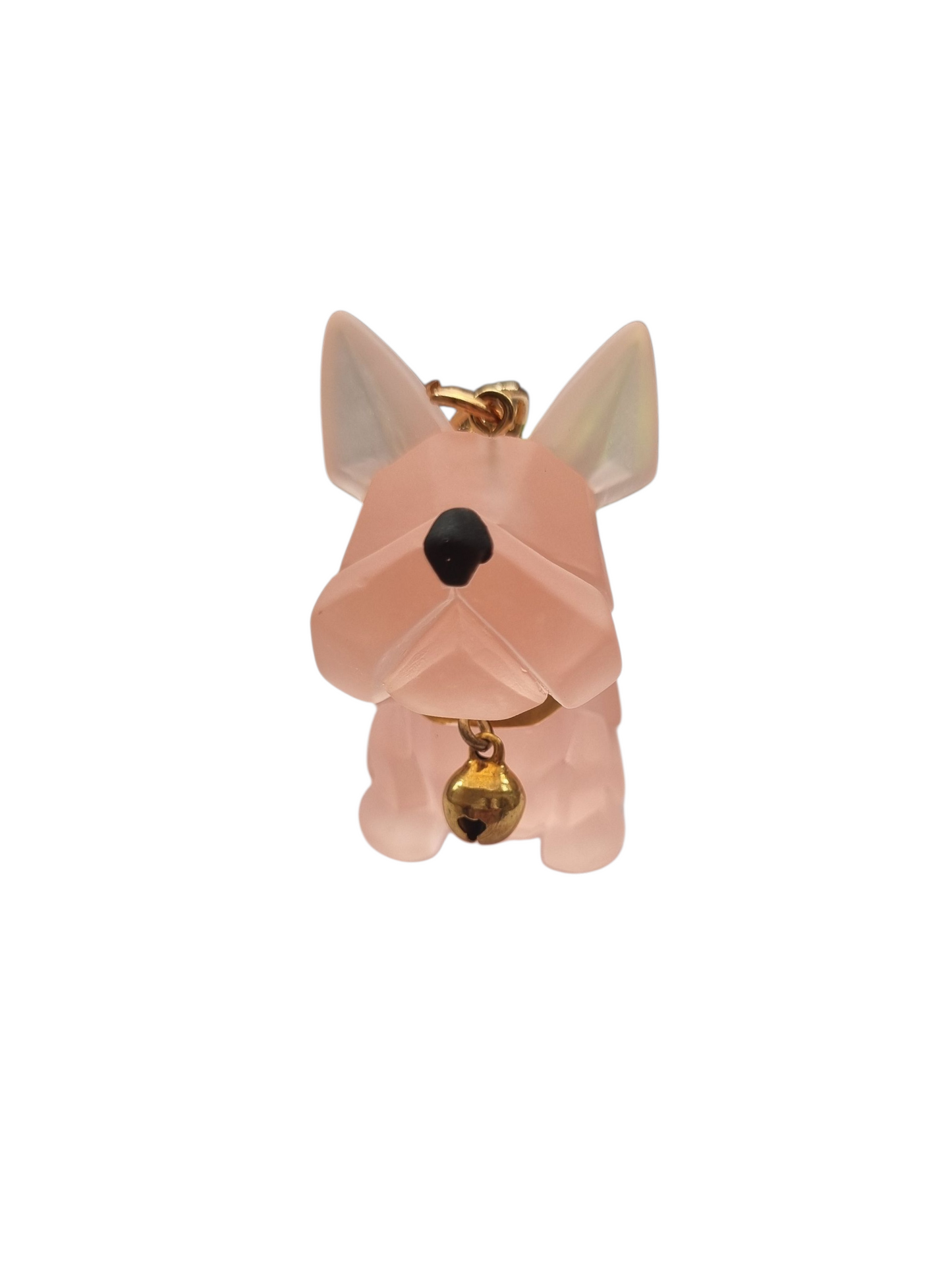 Llavero perrito lux rosa