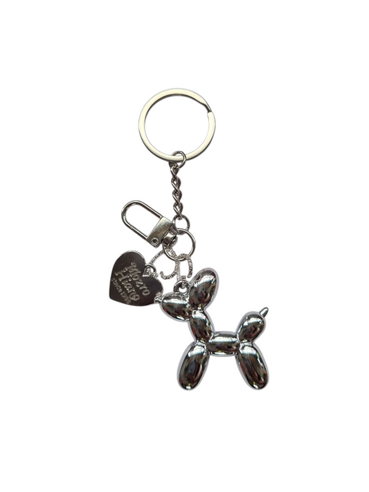 Llavero perrito brillante