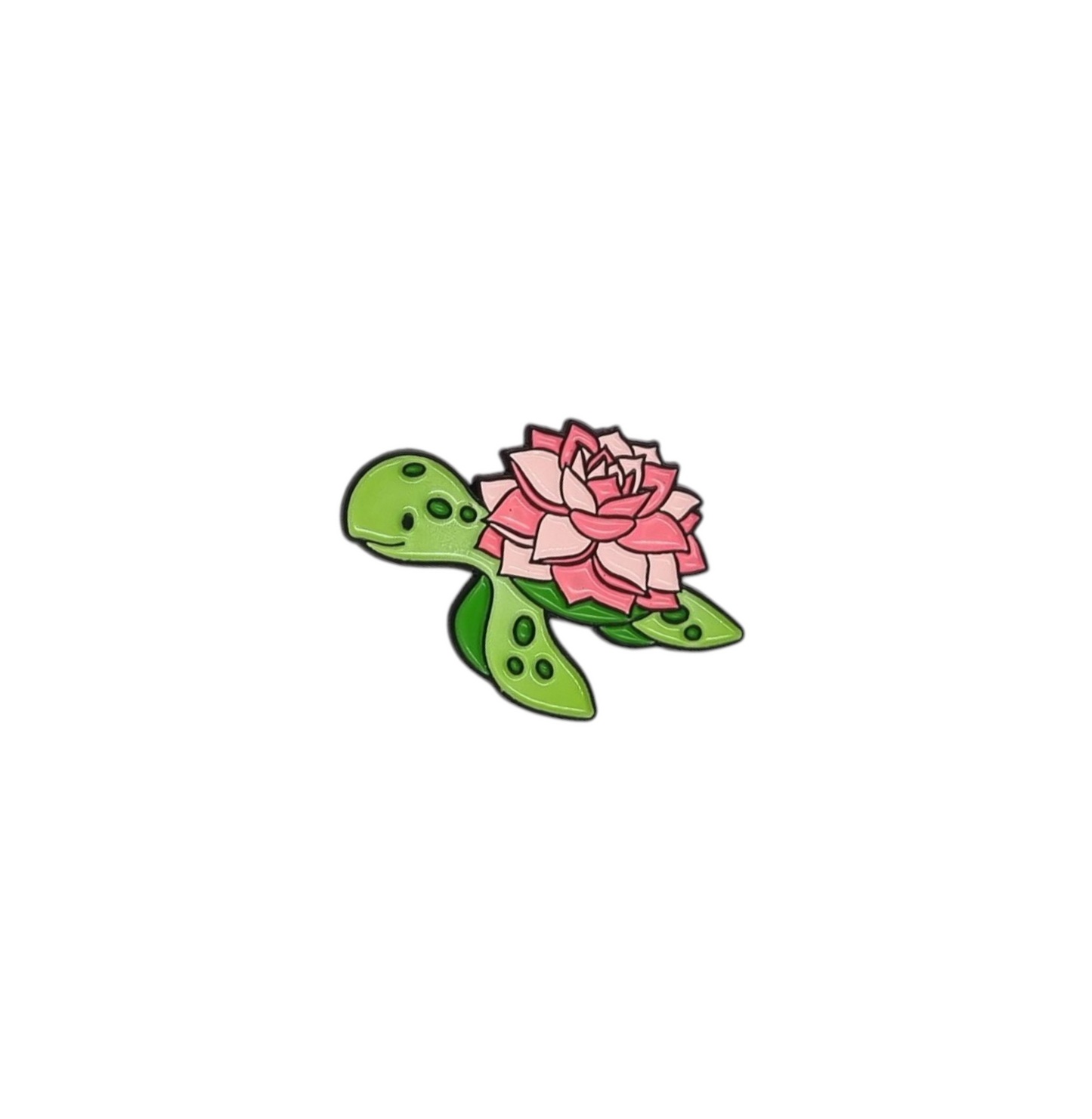 Pin tortuga floral