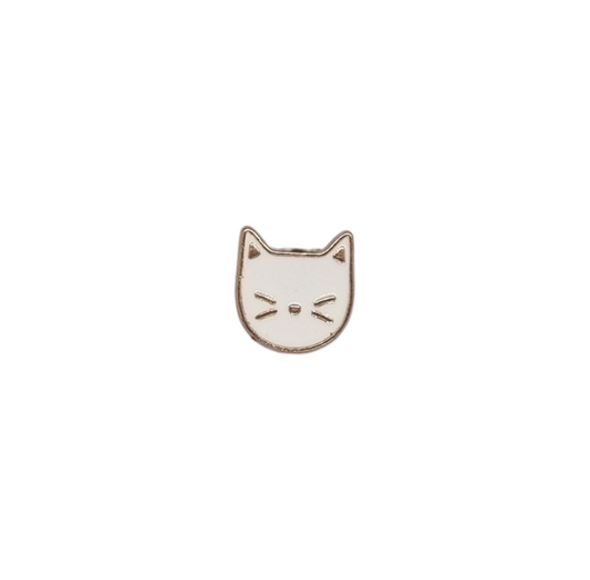 Pin gato blanco