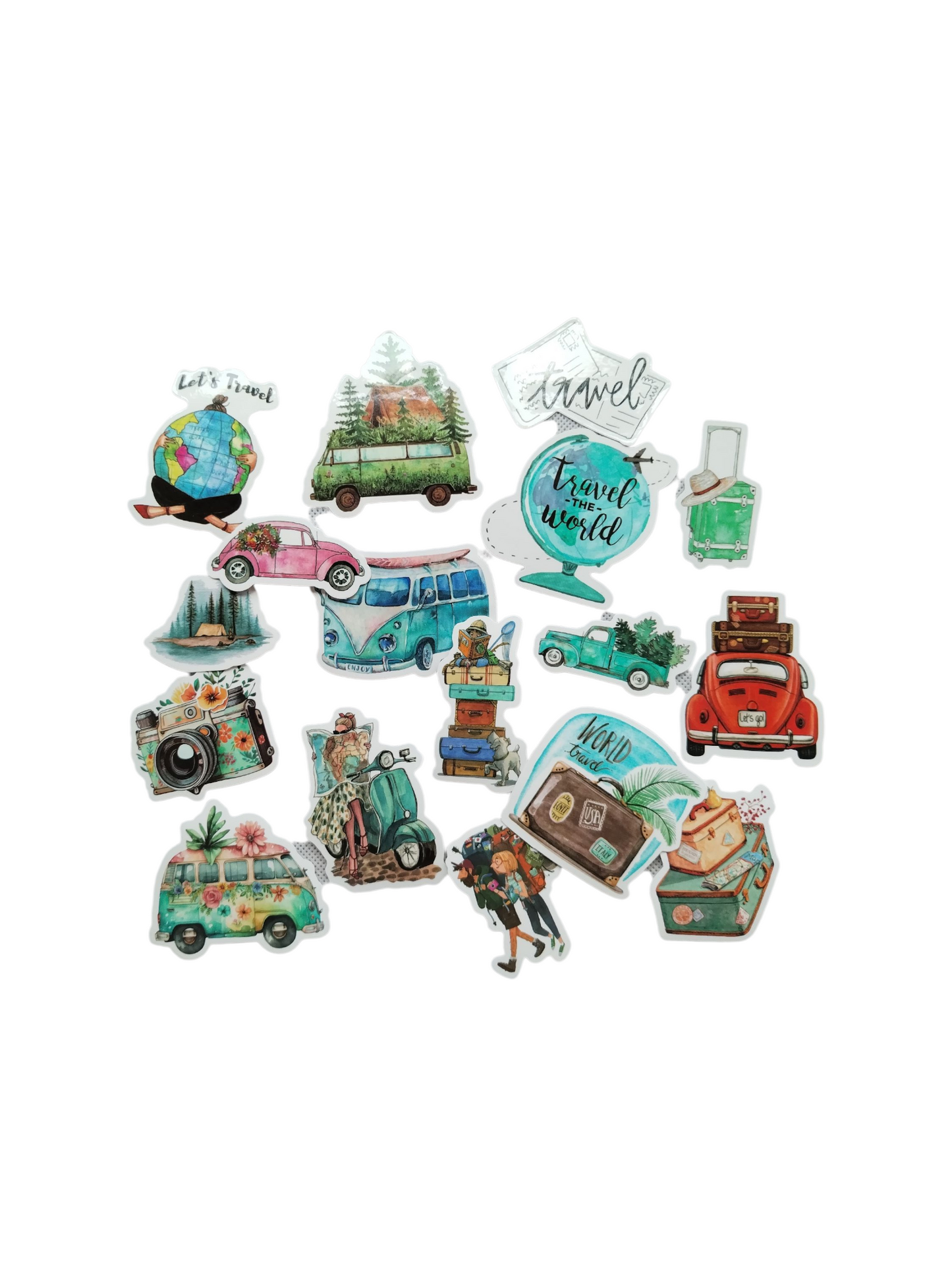 Stickers borde blanco