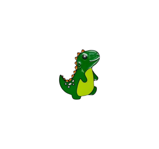 Pin Dinosaurio verde
