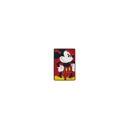 Pin cuadro de Mickey rojo