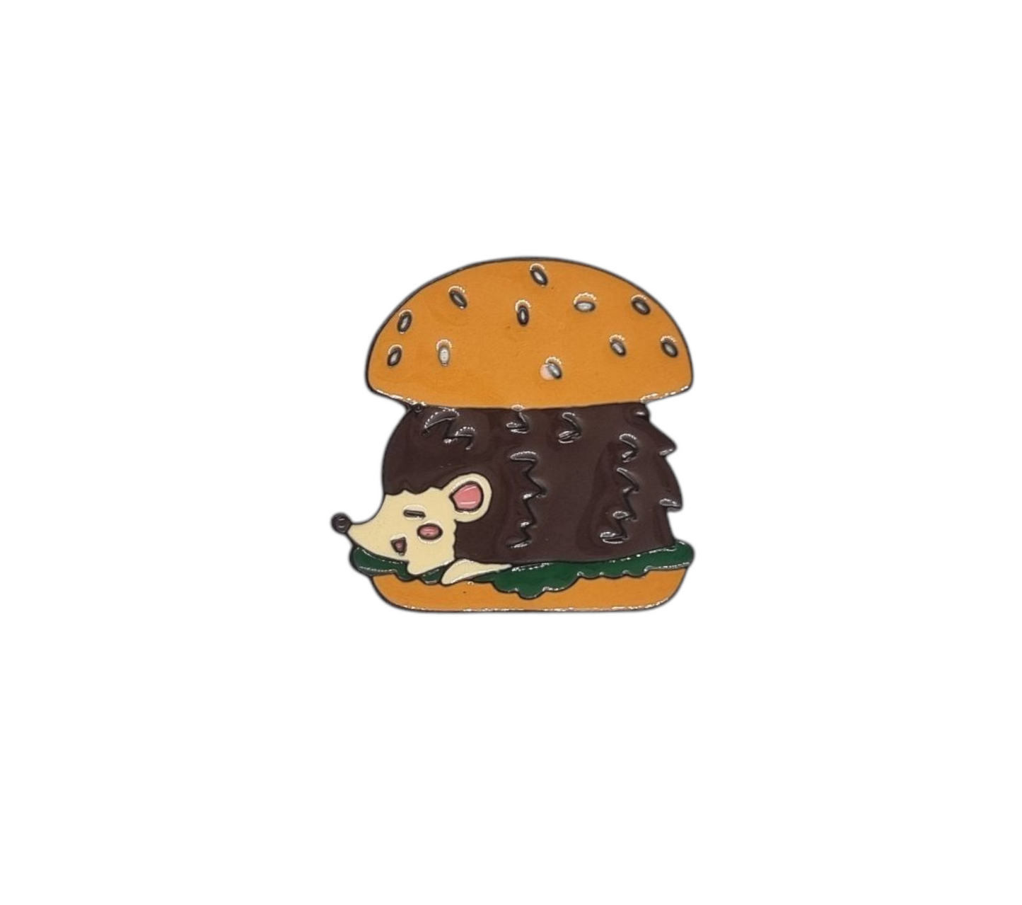Pin puercoespin hamburguesa