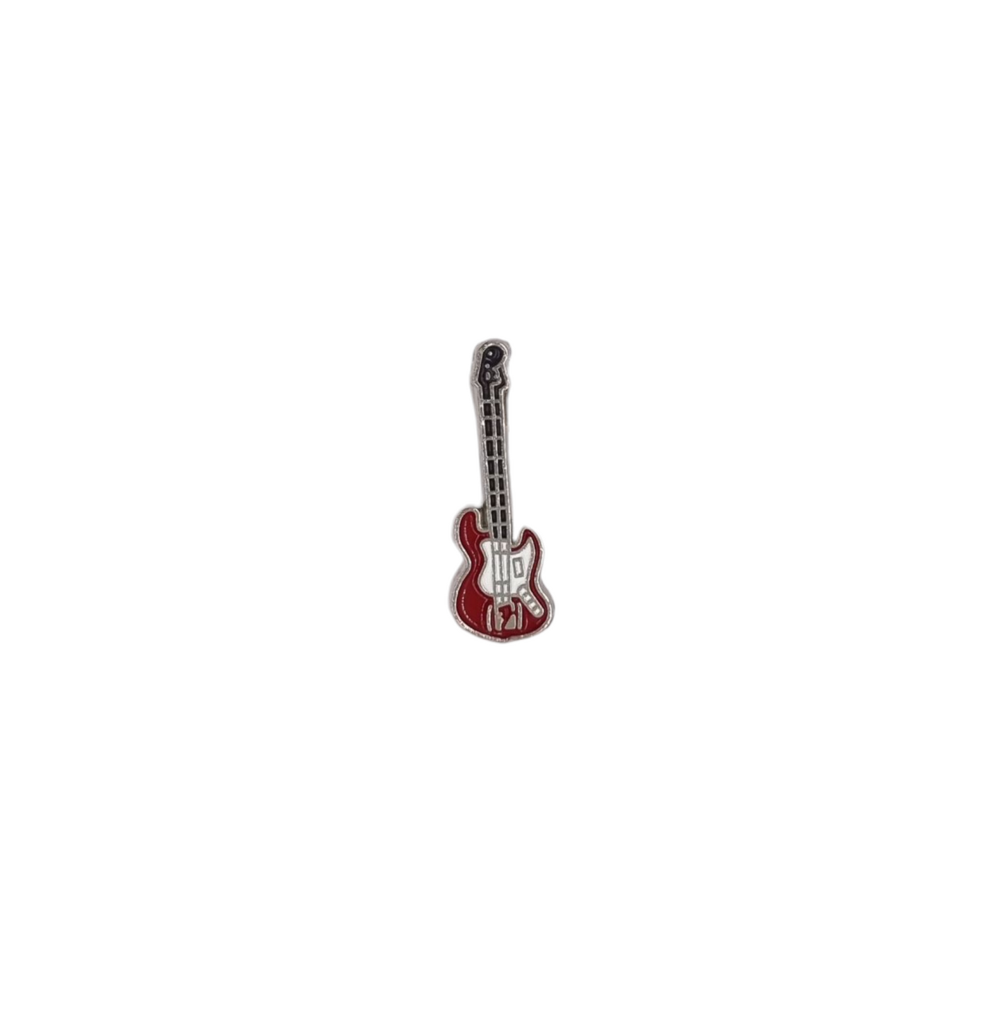 Pin guitarra roja pequeña