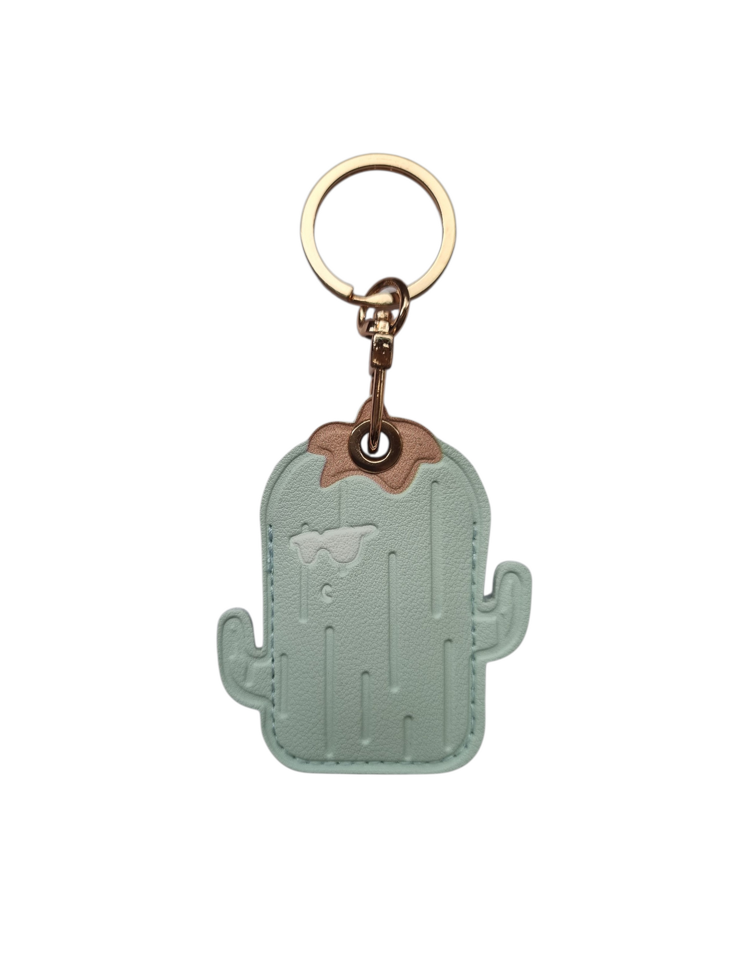 Llavero cuero cactus