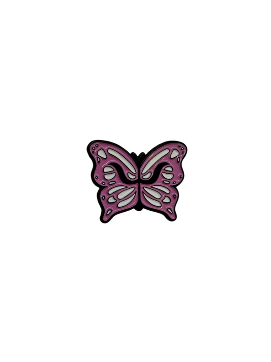 Pin mariposa morada