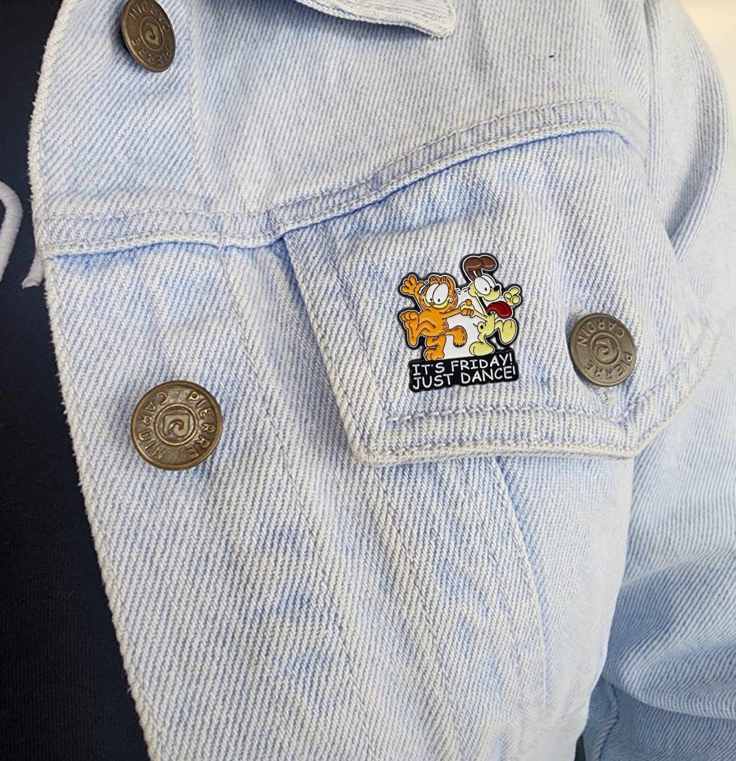 Pin Garfield and Oddie