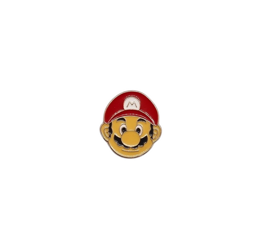 Pin rostro de Mario Bros