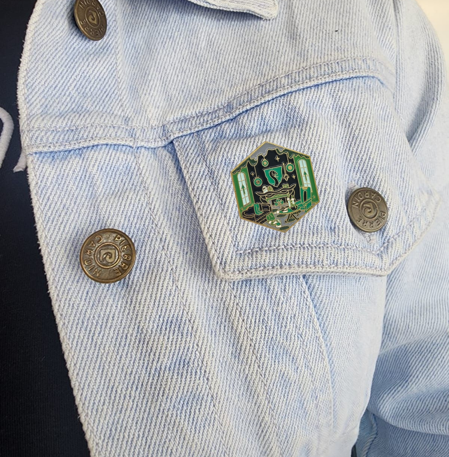 Pin sala común Slytherin