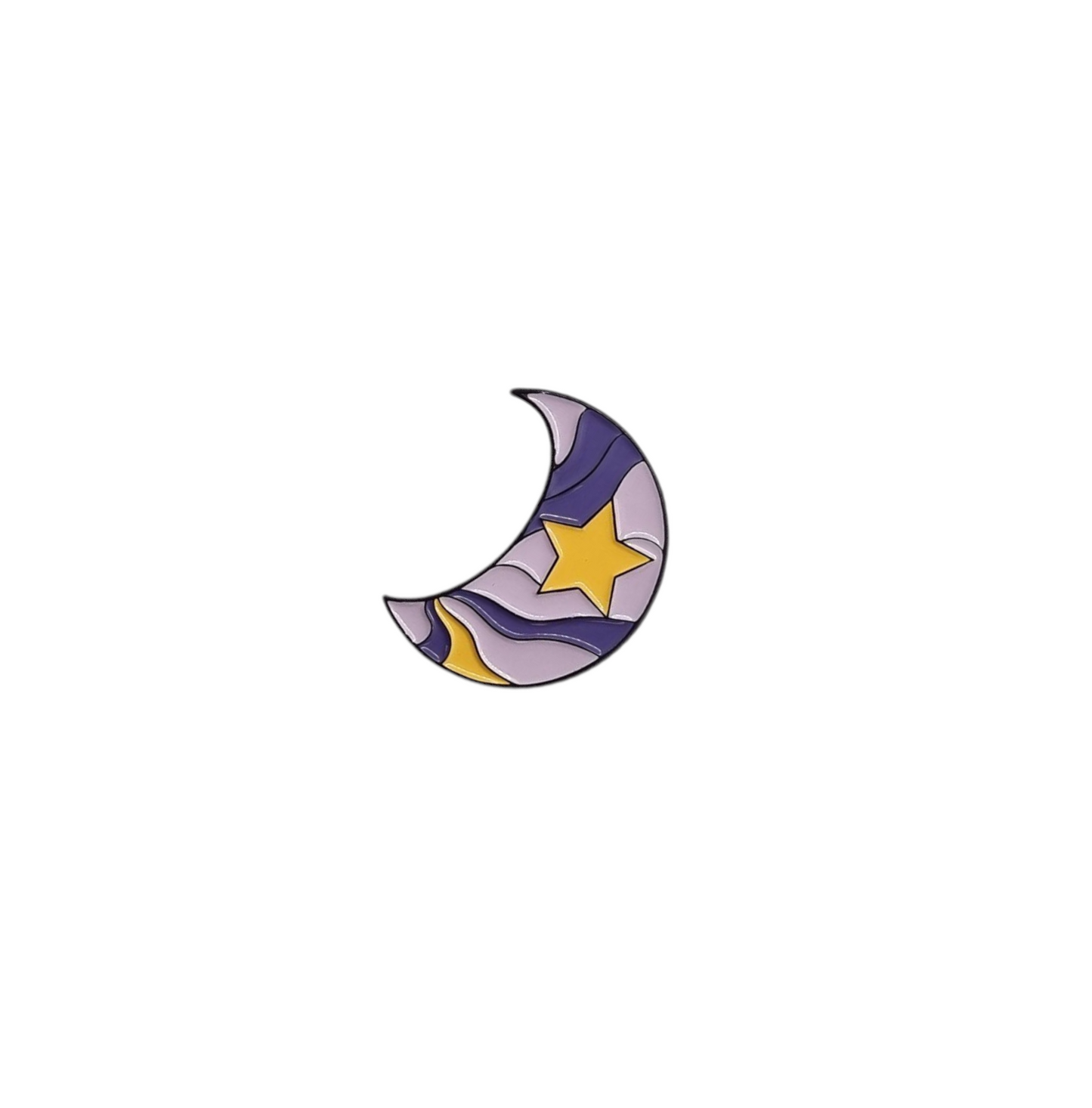 Pin luna morada