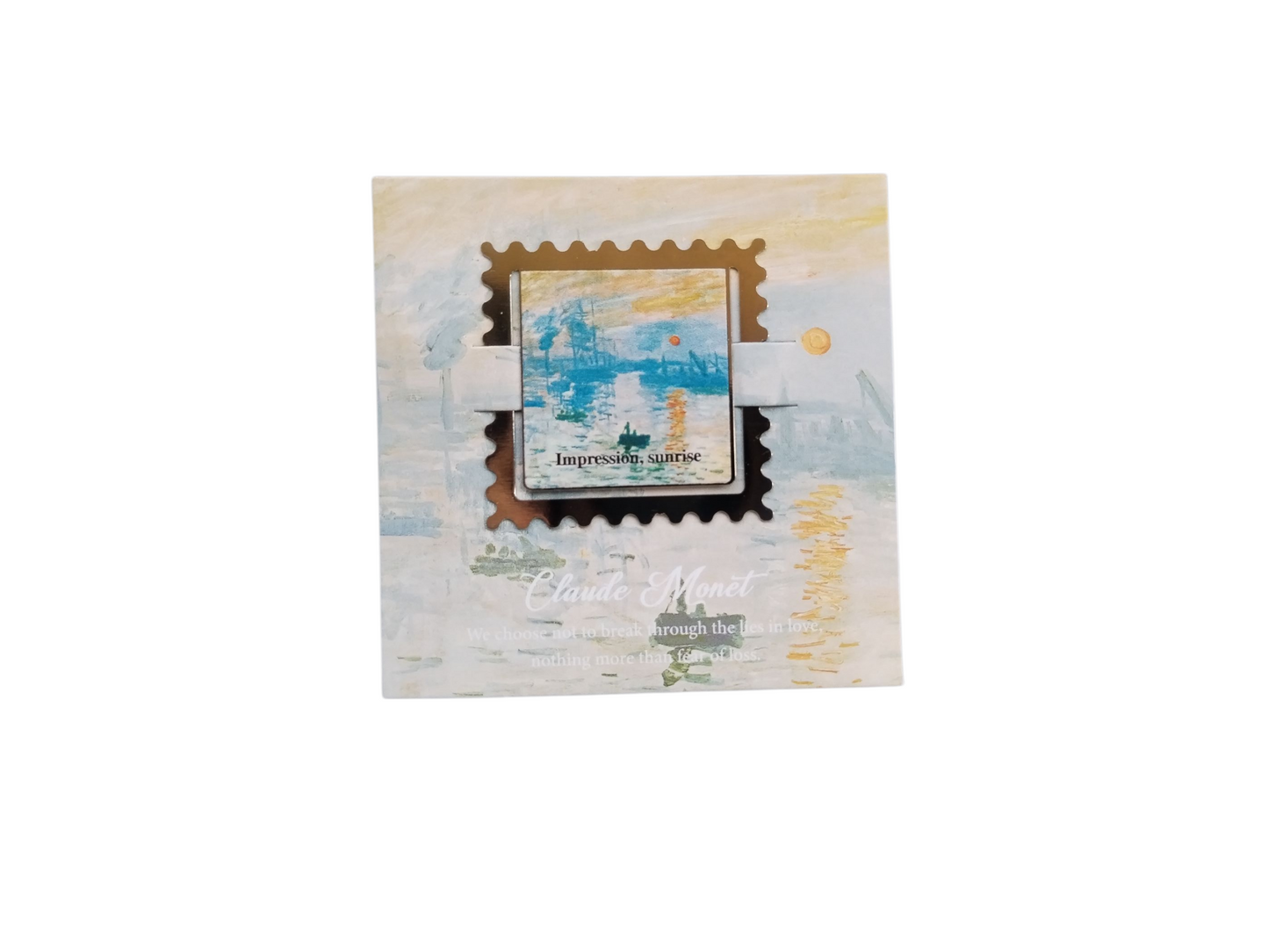 Separador cuadro metalico de arte