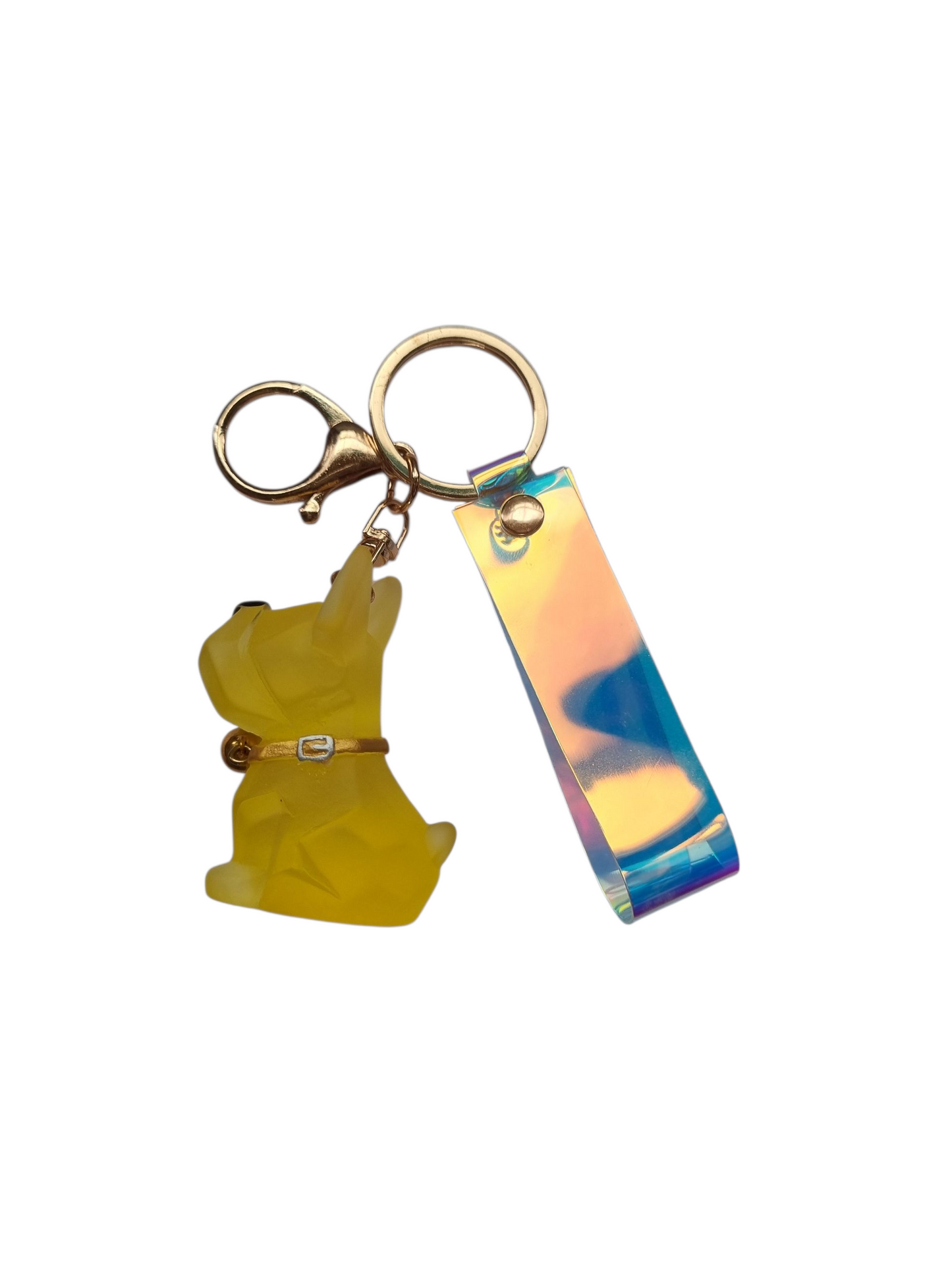 Llavero perrito lux amarillo