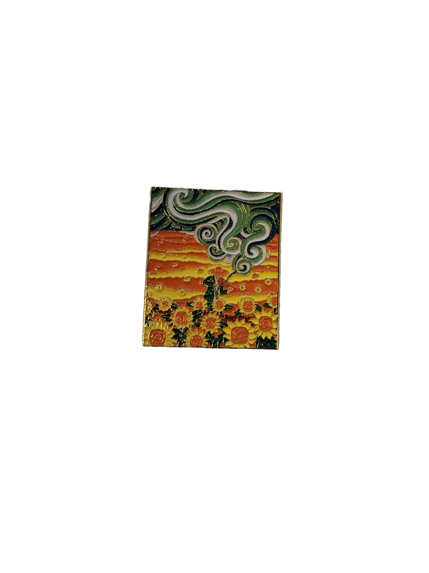 Pin girasoles de van gogh