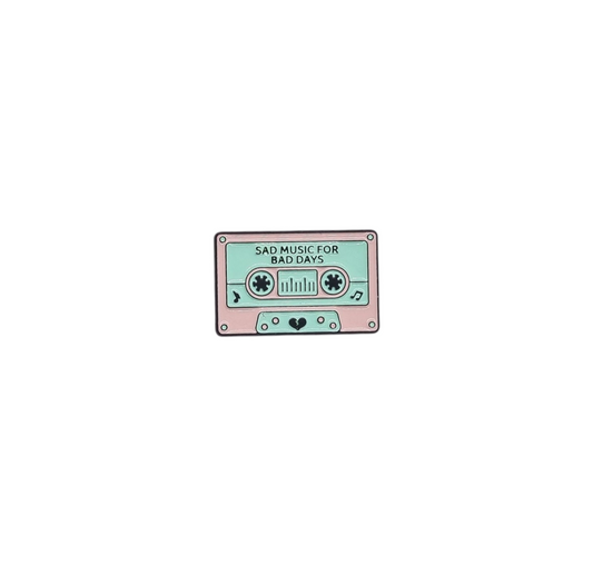 Pin cassette sad music for bad days