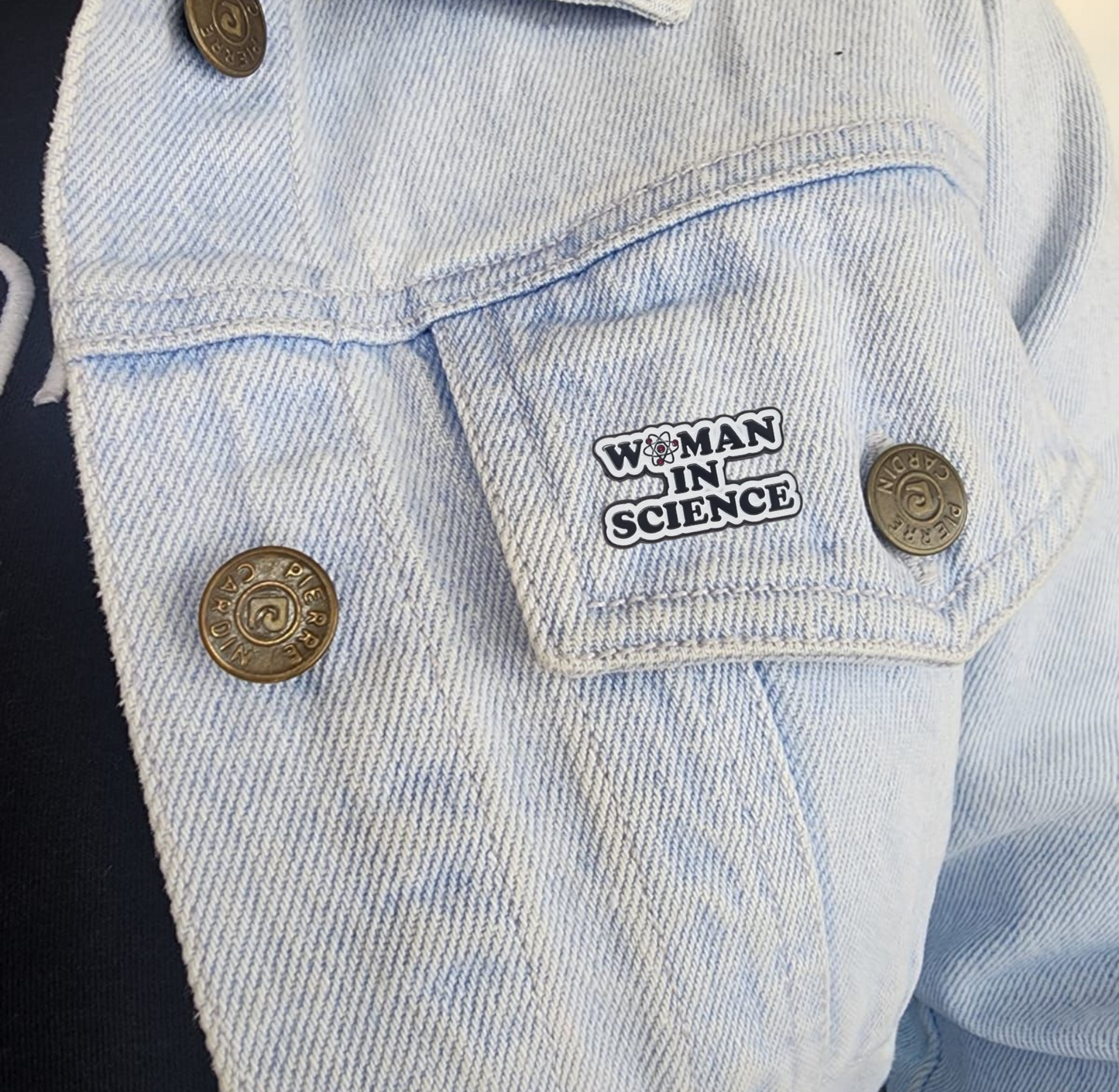 Pin woman in science