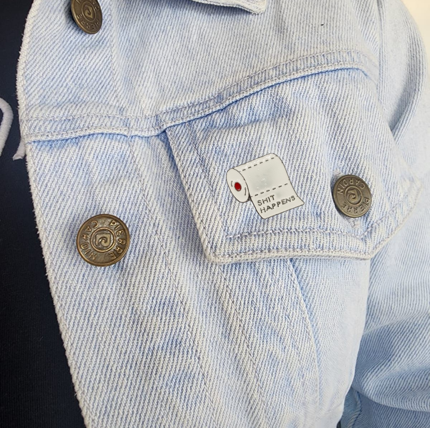 Pin rollo de papel higienico