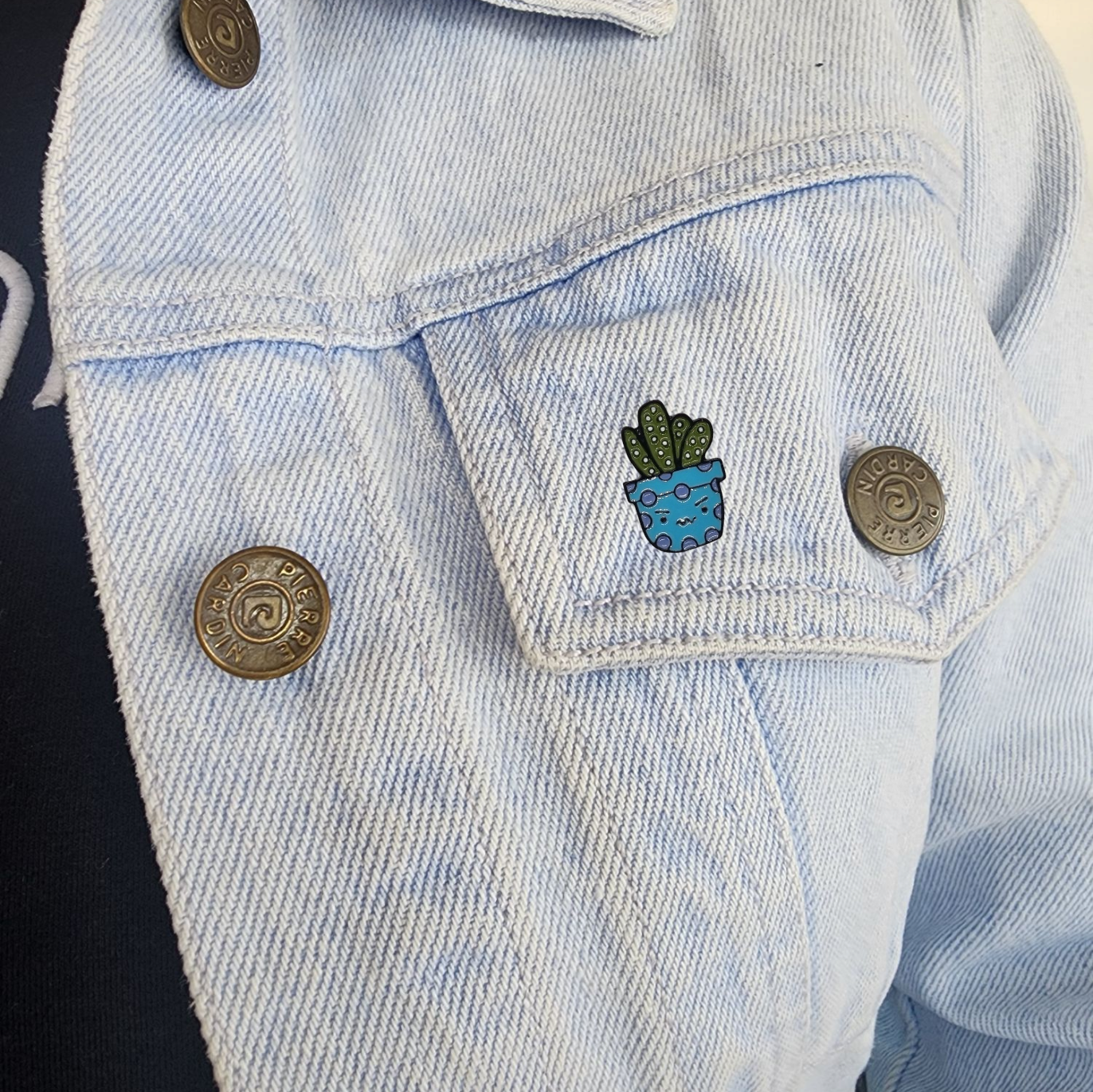 Pin suculenta deditos